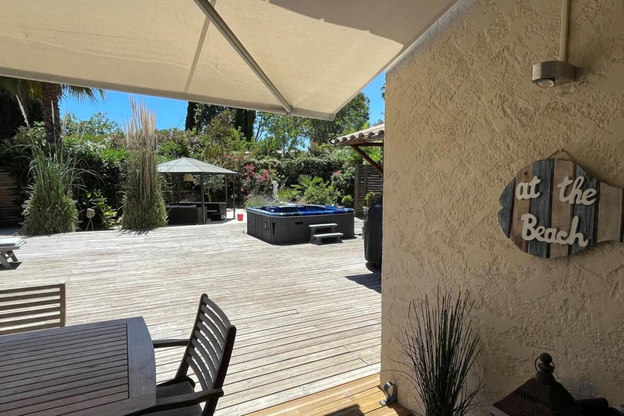 06V - Beautiful Villa With Spa Pool And Tennis Biot Exterior photo