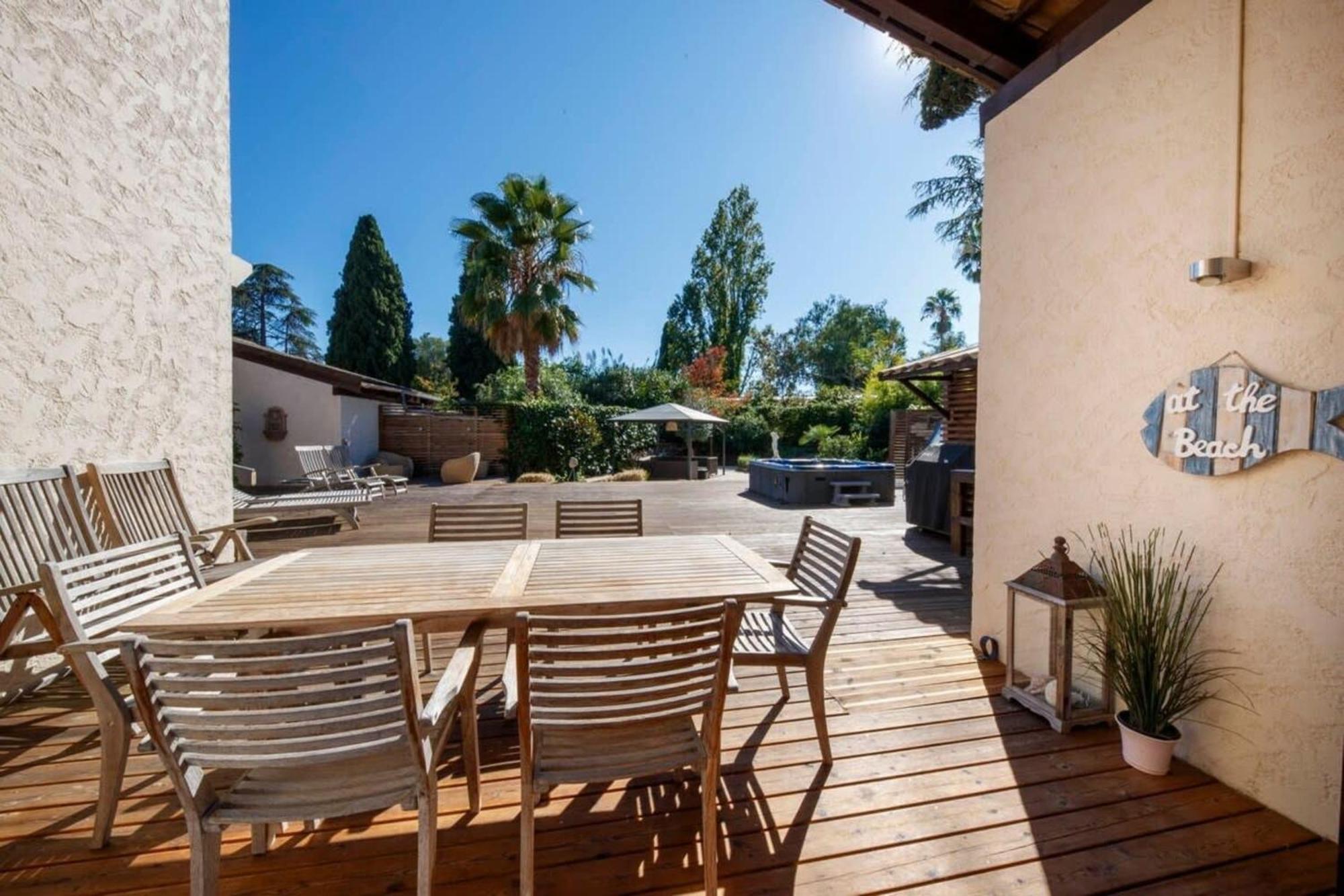 06V - Beautiful Villa With Spa Pool And Tennis Biot Exterior photo